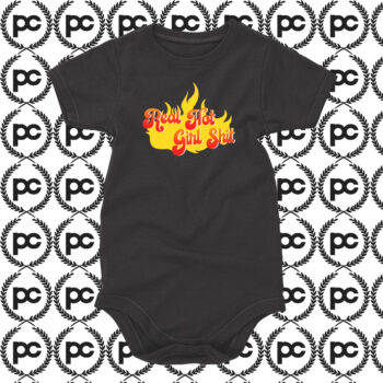 Megan Thee Stallion Real Hot Girl Flame Baby Onesie