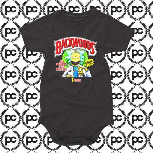 Rick Morty Backwoods All Natural Leaf Baby Onesie