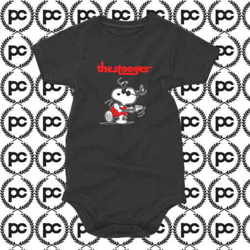 The Stooges Snoopy Baby Onesie