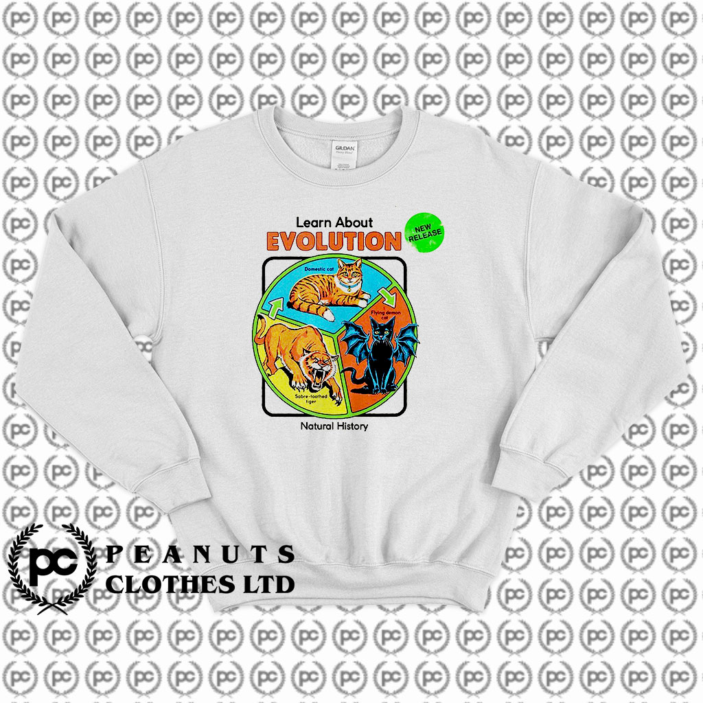 Learn About Evolution Cat Sweatshirt