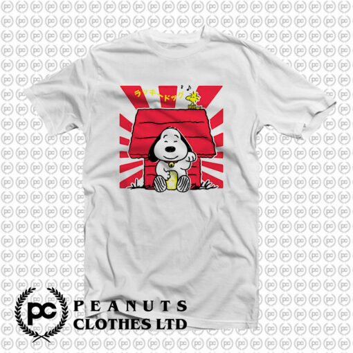 Lucky Dog Snoopy T Shirt