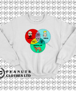 Marxist Toddler And Mountain Lion Venn Diagram Sweatshirt