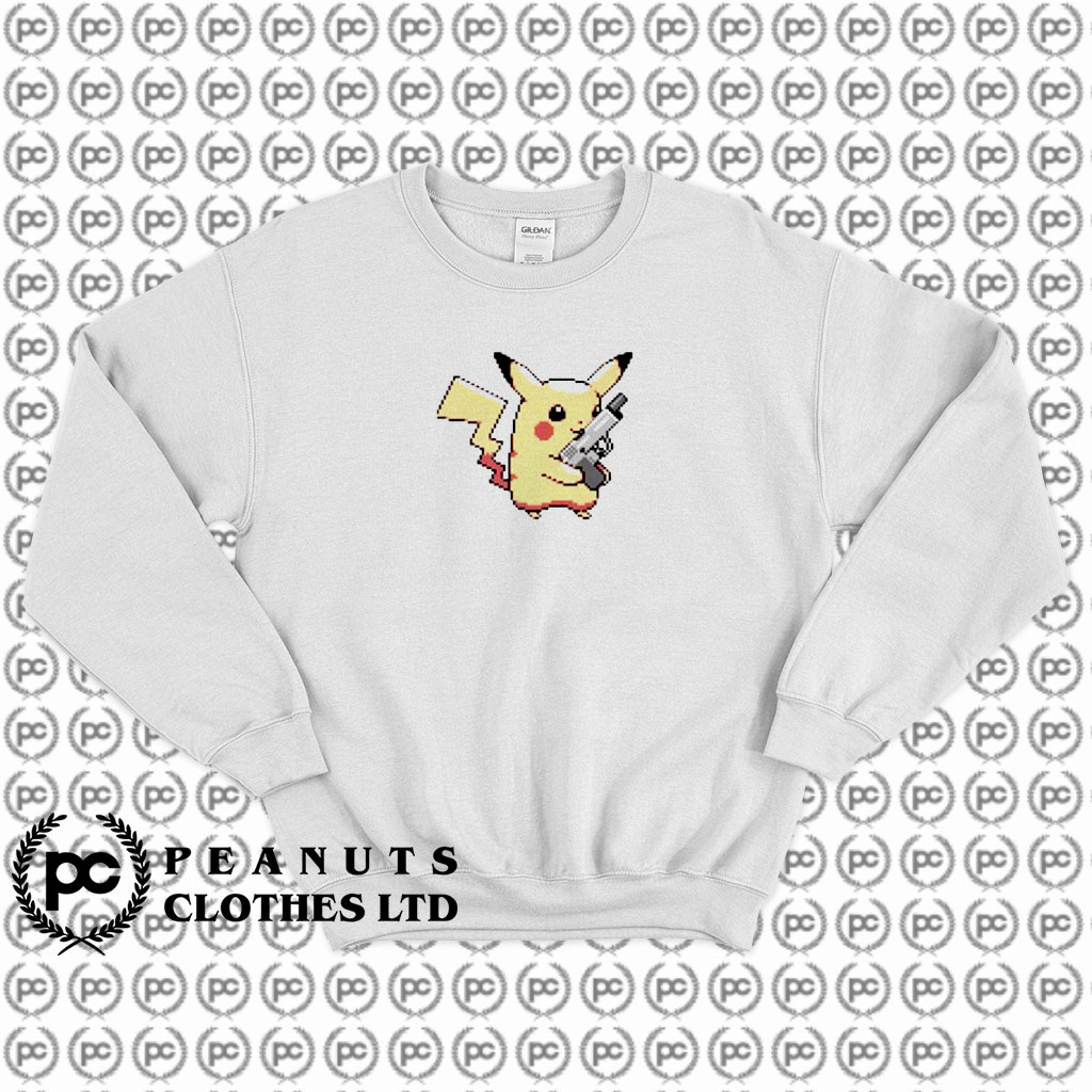 Pikachu With Gun Sweatshirt