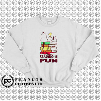 Reading Is Fun With Snoopy Sweatshirt