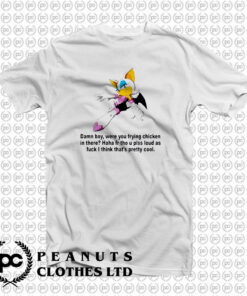 Rouge The Bat Damn Boy Were You Frying Chicken In There T Shirt