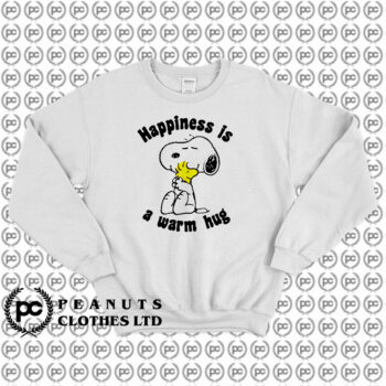 Snoopy and Woodstock Happiness is a Warm Hug Sweatshirt