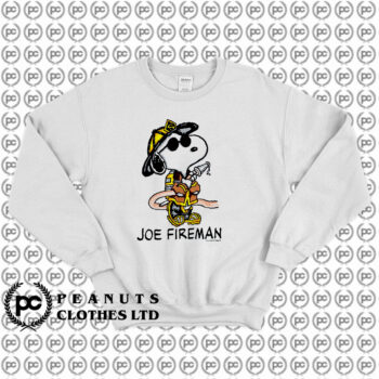 Vintage 90s Snoopy Joe Fireman Sweatshirt