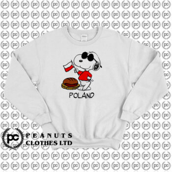 Vintage 90s Snoopy Poland Joe Cool Sweatshirt
