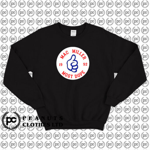 Mac Miller Most Dope Circle Sweatshirt