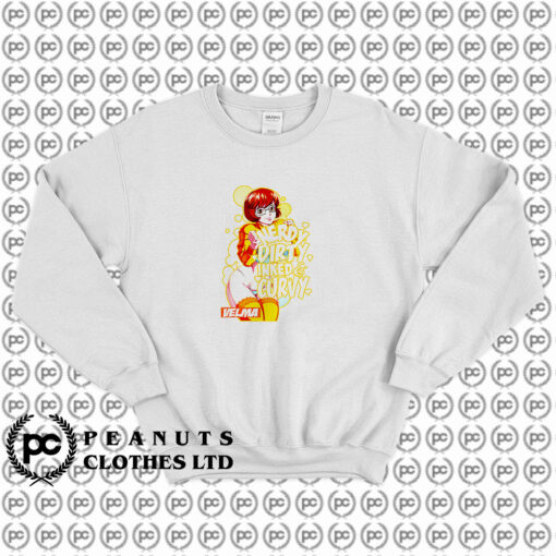 Velma Nerdy Dirty Inked And Curvy Scooby Doo Sweatshirt