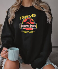 90s I Survived Jurassic Park the Ride Universal Studios Sweatshirt