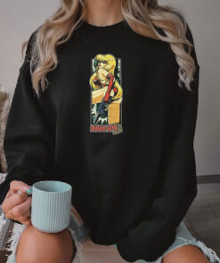 Anime Blonde Girl Hook Ups Sweatshirt