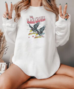 Black Crowes Flying Crows White Sweatshirt