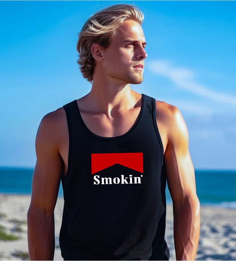 Country Music Smokin Marlboro Parody Tank Top
