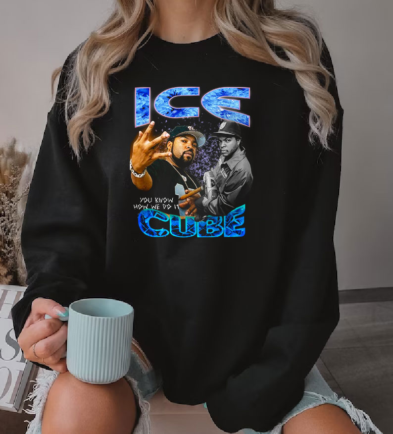 Ice Cube Bootleg Vintage Rare 90s Sweatshirt