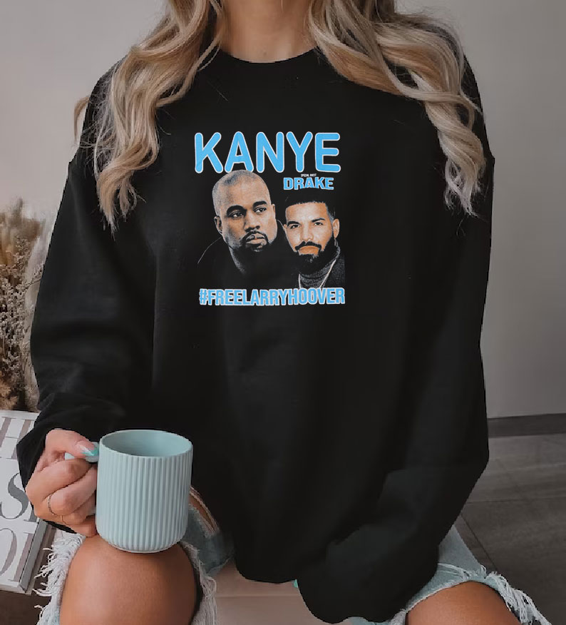Kanye West Drake Free Larry Hoover Sweatshirt