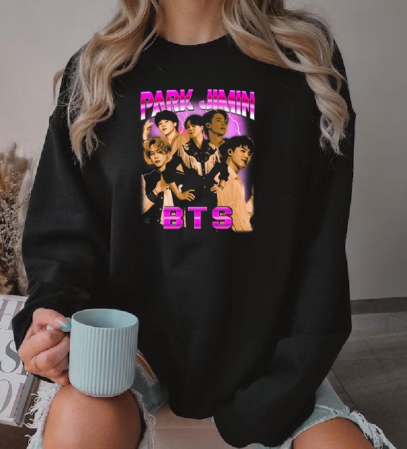 Park Jimin of Bts Bootleg Vintage Rare Sweatshirt