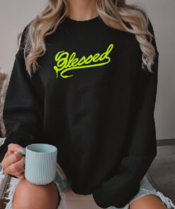 Retro Blessed Shoe Lace Logo Grinch Sweatshirt