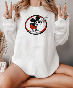 Smoking Mickey Mouse Funny Sweatshirt