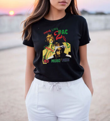 Vintage 2Pac Thug Life No More Pain T Shirt