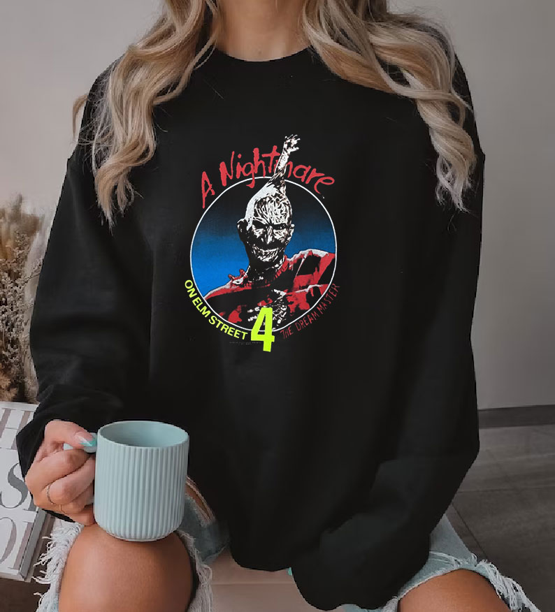Vintage A Nightmare On Elm Street Horror Movie Sweatshirt