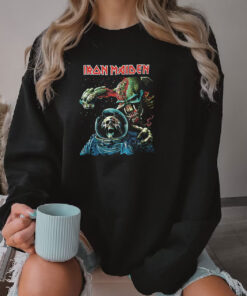 Vintage Iron Maiden Final Frontier Album Sweatshirt