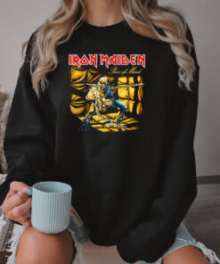 Vintage Iron Maiden Piece Of Mind Tour Sleeveless Sweatshirt