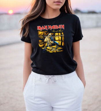 Vintage Iron Maiden Piece Of Mind Tour Sleeveless T Shirt