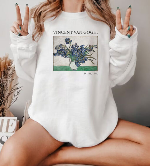 Van Gogh Irises Sweatshirt
