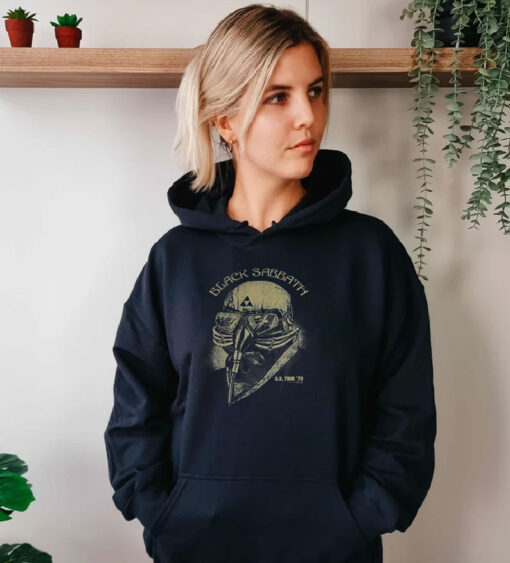 Black Sabbath Us Tour '78 Vintage Hoodie