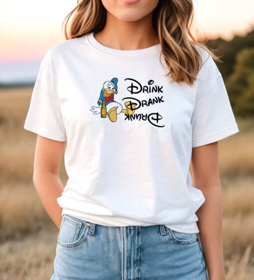 Donald Duck Drink Drank Drunk T Shirt
