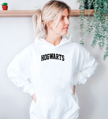 Hogwarts Fonts Logo Hoodie