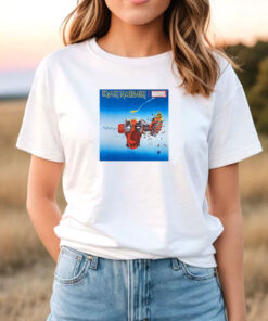 Marvel Iron Maiden Deadpool Can I Play With Madness T Shirt