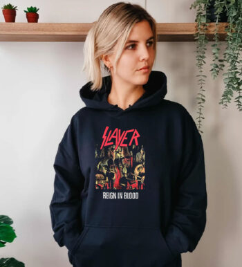 Slayer Reign In Blood Vintage Hoodie
