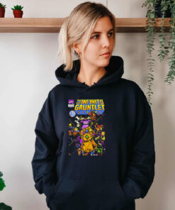 The Infinity Gauntlet Thanos Final Battle Comic Hoodie