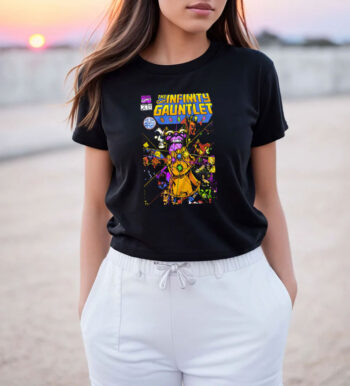 The Infinity Gauntlet Thanos Final Battle Comic T Shirt