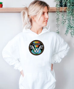 Vintage Weezer Rainbow Symbol Logo Hoodie