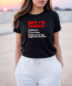 Why I'm Single Hideous Too Picky Dick Is Too Big T Shirt