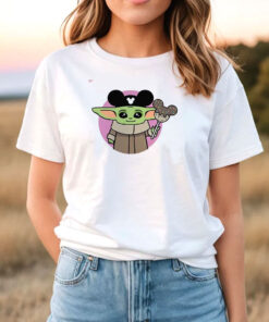 Baby Yoda Disney Mandalorian And Star Wars Cartoon T Shirt