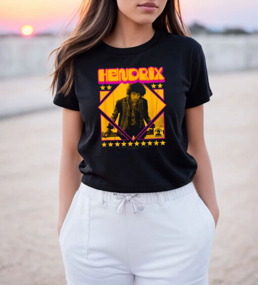 Jimi Hendrix Groovy Hendrix Logo Vintage T Shirt