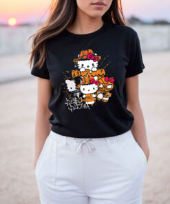 Peso Pluma Orange Hello Kitty Retro T Shirt