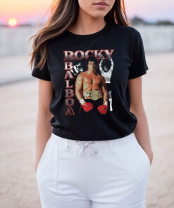 Rocky Rocky Three Photos Collage T Shirt