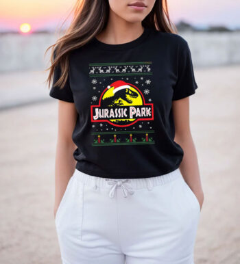 Jurassic Park Christmas T Shirt