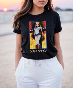 Sailor Moon On Burning Cross T Shirt