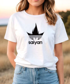 Saiyan Adidas Dragon Ball Z Parody T Shirt