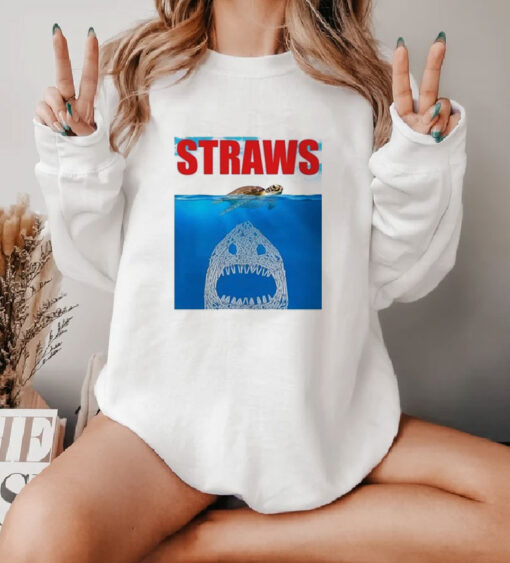 Anti Straws Save The Sea Turtles Save The Earth Sweatshirt