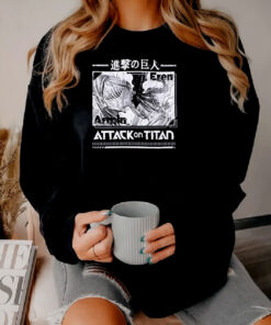 Attack On Titan Eren VS Armin Manga Panel Sweatshirt