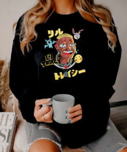 Funny Lil Tracy Cartoon Tears Graphic Sweatshirt