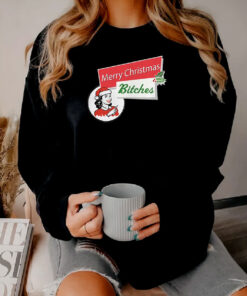 Funny Merry Christmas Bitches Inappropriate Adult Sweatshirt