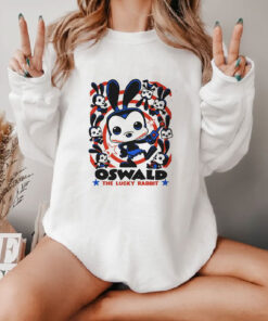 Funny Oswald the Lucky Rabbit Graphic Sweatshirt
